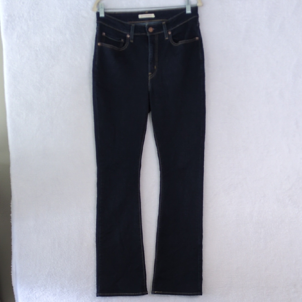 Levi's Women's 725 Dark Blue Boot Cut Jeans